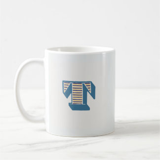 Letter "T" Monogram Kaffeetasse