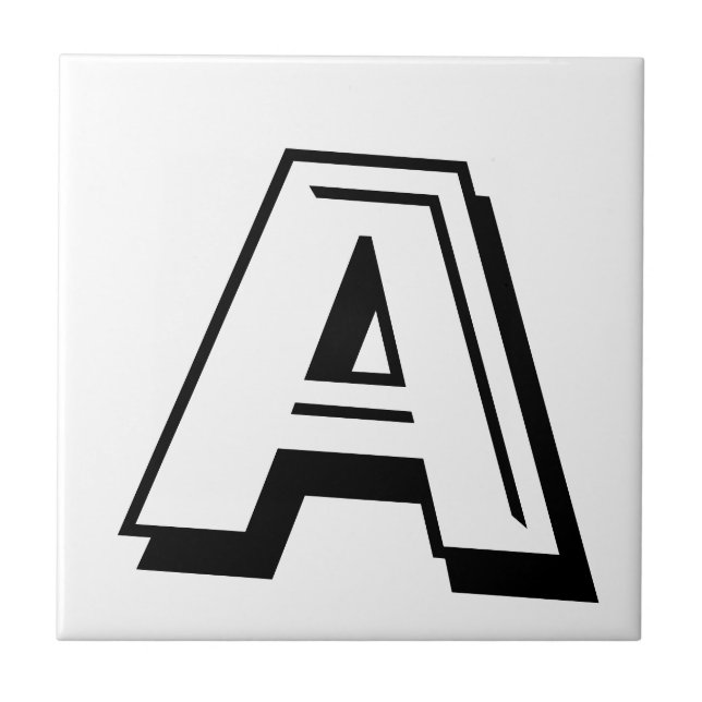 Letter Tiles Fliese (Vorderseite)