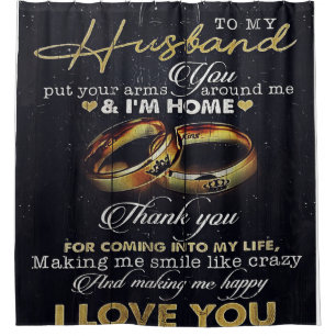 Letter To My Husband, Love Quotes Letter Duschvorhang