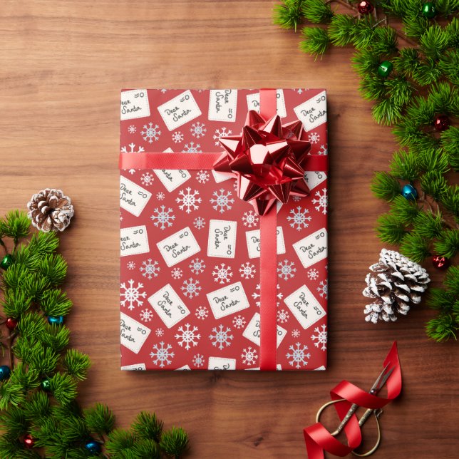 Letter To Santa Holiday Geschenkpapier (Feiertagsgeschenk)