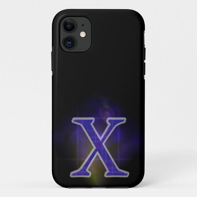 Letter X Case-Mate iPhone Hülle (Rückseite)