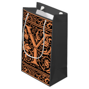 Letter Y Medieval Monogram Art Nouveau Kleine Geschenktüte