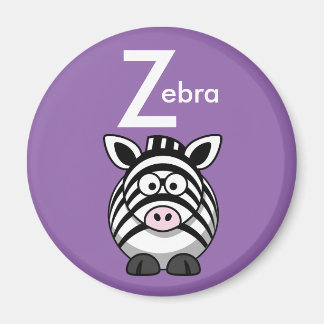 "Letter Z" ist für Zebra Children's Alphabet Magne Magnet