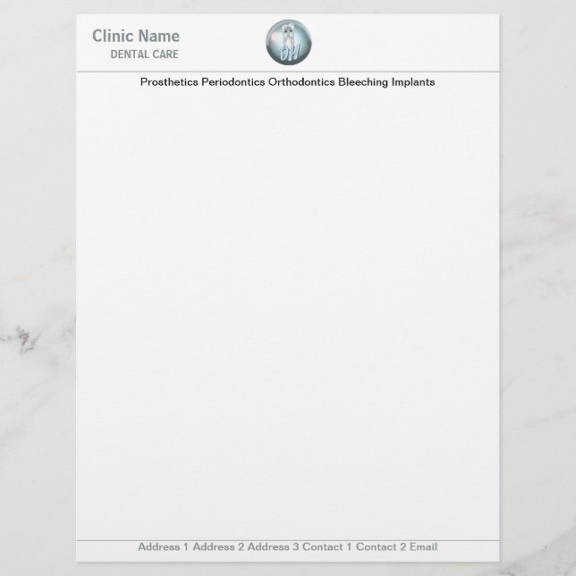 Letterhead Briefkopf (Vorderseite)