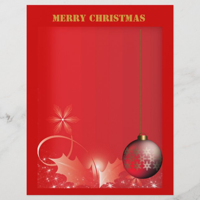 Letterhead Frohe Weihnachten (Vorderseite)