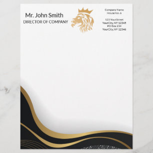 Letterhead für berufliche Logos Briefbogen