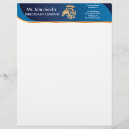Letterhead für berufliche Logos Briefbogen