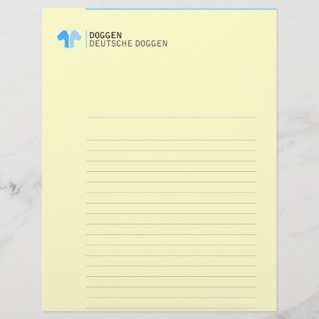 Letterhead Great Dane Identity (Vorderseite)
