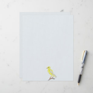 Letterhead: Kanarische Sings Briefbogen