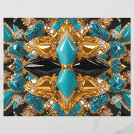 Letterhead mit Bahamas-Farbgestaltung