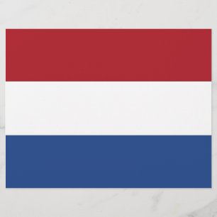 Letterhead mit Flagge der Niederlande