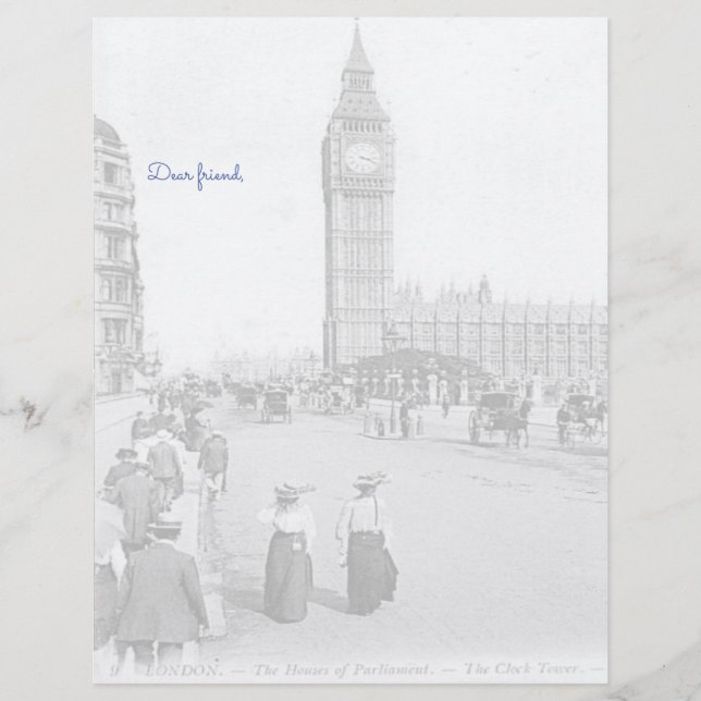 Letterhead Old london Briefbogen (Vorderseite)