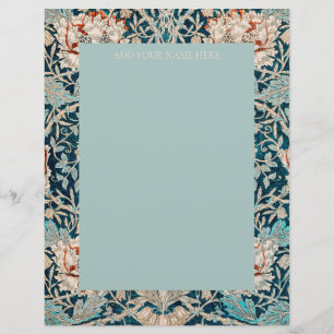 LETTERHEAD : WILLIAM MORRIS : "TULIPS" BRIEFBOGEN