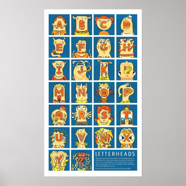LetterHeads Poster (Vorne)