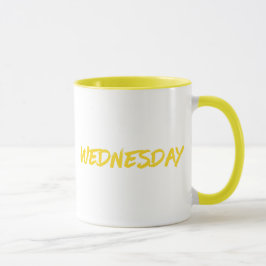 Lettering Design Wednesday in Yellow Tasse