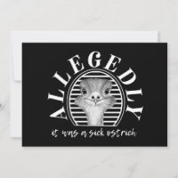 Letterkenny, angeblich Straußenkarte