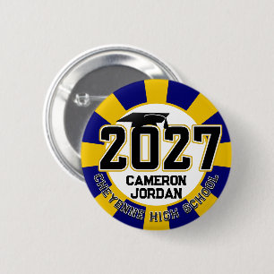 Letterman Abschlussjahrgang 2027 Button
