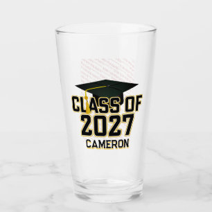 Letterman Abschlussjahrgang 2027 Foto-Abschlussfei Glas