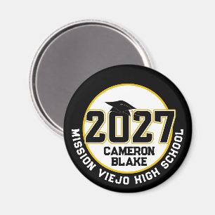 Letterman Abschlussjahrgang 2027 Magnet