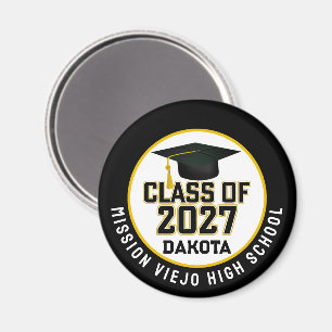 Letterman Abschlussjahrgang 2027 Magnet