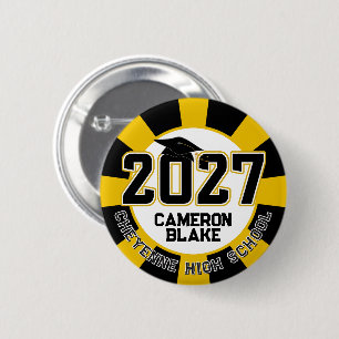 Letterman-Abschlussklasse 2027 Button
