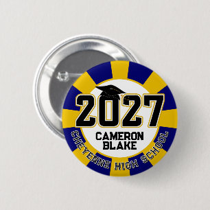 Letterman Abschlussklasse 2027 Diplomfeier Button