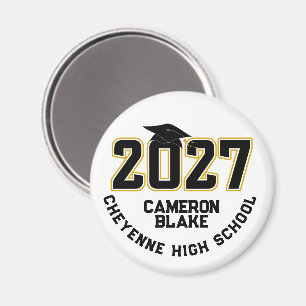 Letterman Abschlussklasse 2027 Diplomfeier Magnet