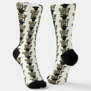 Letterman Abschlussklasse 2027 Diplomfeier Socken