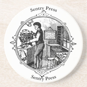 Letterpress Kelsey Untersetzer