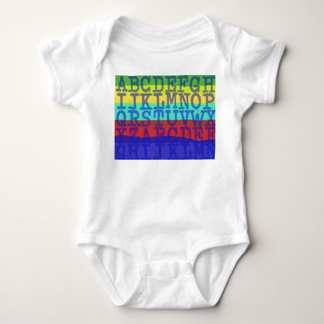 LEtters Baby Bodysuit Baby Strampler (Vorderseite)