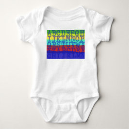 LEtters Baby Bodysuit Strampler