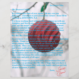 Letters from Santa Tweens Red Ornament