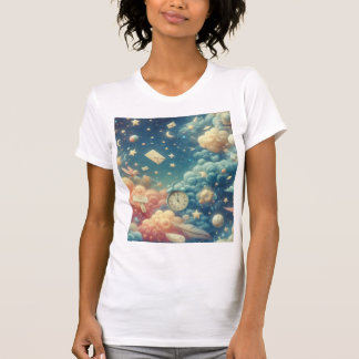 Letters From the Sky — Dreamcore Pastel Clouds T-Shirt