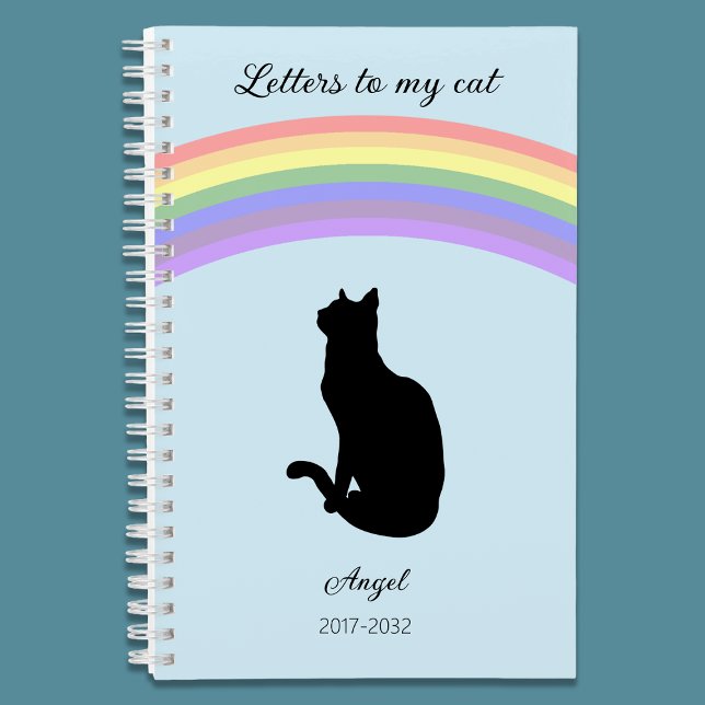 Letters to my Cat Memorial Journal Rainbow (Créateur téléchargé)