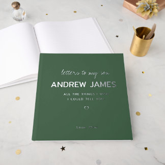 Letters To My Custom Grief Loss Sympathy Journal Gästebuch