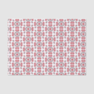 Lettisch Auseklis Folk Art geometrischer Medaillon Seidenpapier
