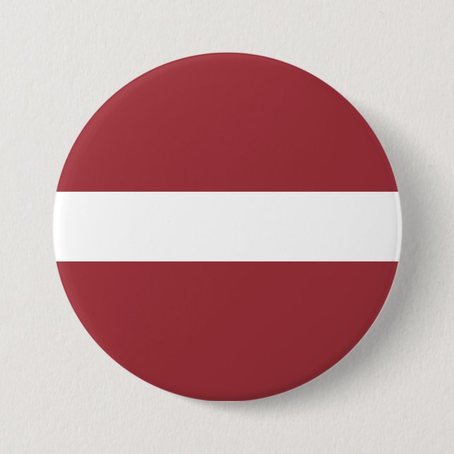 Lettische Flagge Button (Vorderseite)