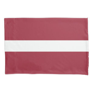 Lettische Flagge Kissenbezug