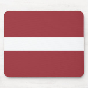 Lettische Flagge Mousepad