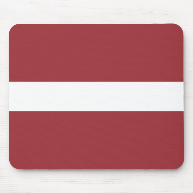 Lettische Flagge Mousepad (Vorne)