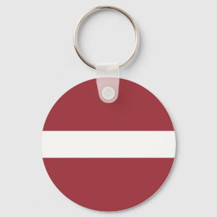 Lettische Flagge Schlüsselanhänger