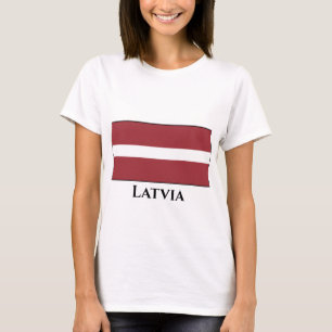 lettische Flagge T-Shirt