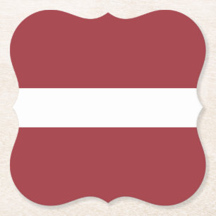 Lettische Flagge Untersetzer