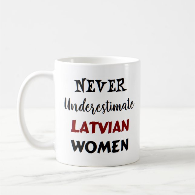 Lettische Kaffee-Tasse Kaffeetasse (Links)