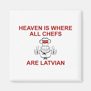 Lettische Köche Magnet