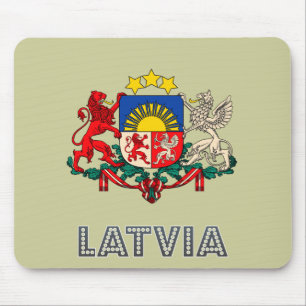 Lettisches Emblem Mousepad