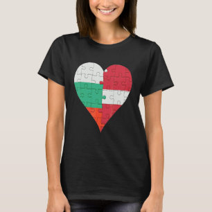 Lettisches Flaggenherz T-Shirt
