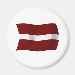 Lettisches Flaggenmagnet Magnet