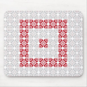 Lettisches Morning SUN geometrisches Muster I Mousepad