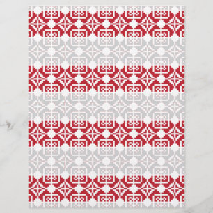 Lettisches Morning SUN geometrisches Muster II